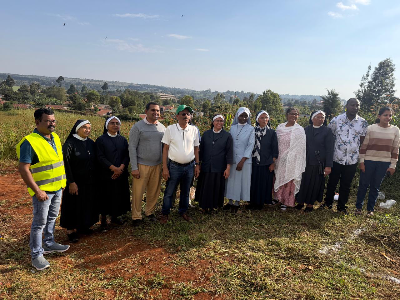 Ground-breaking on the land