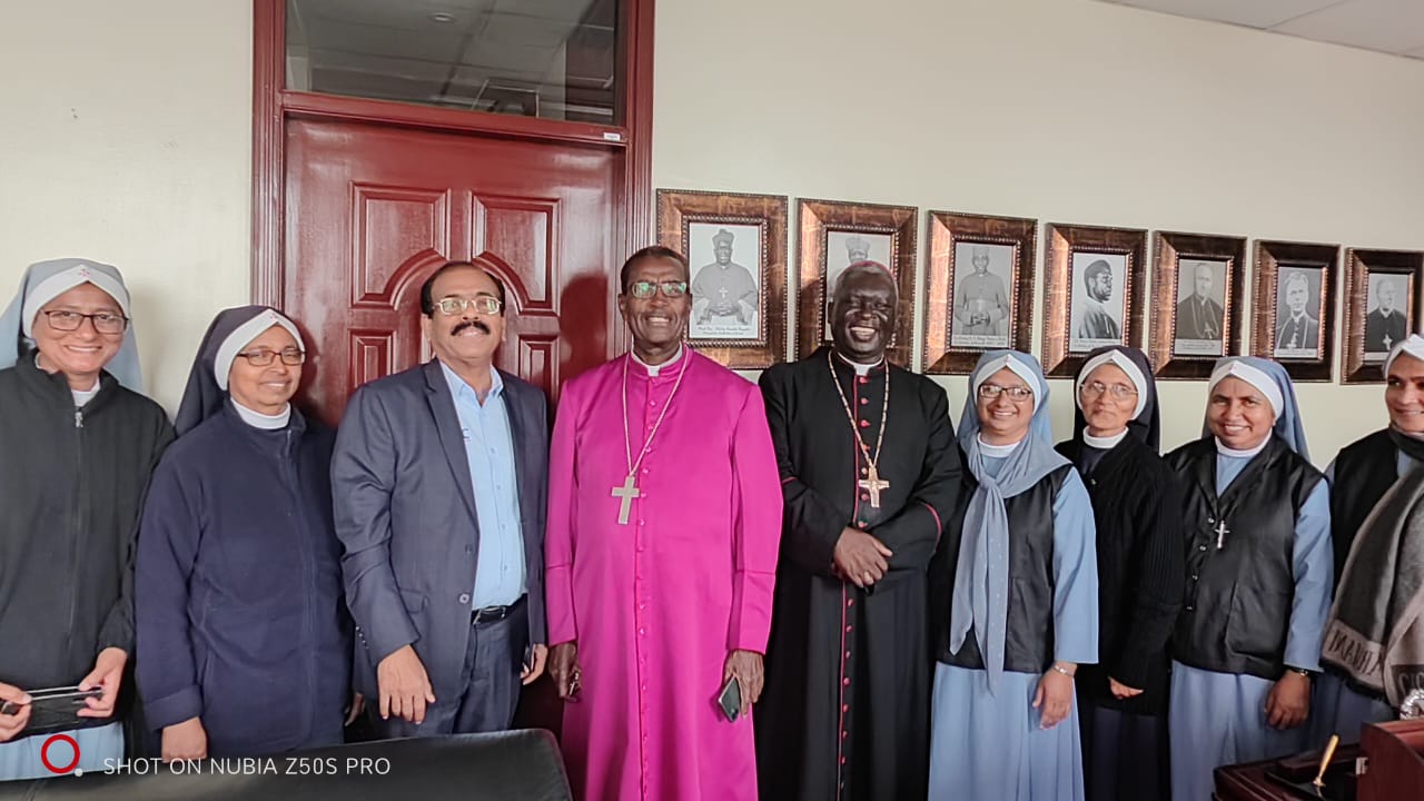 Meeting with the bishops in Nairobi